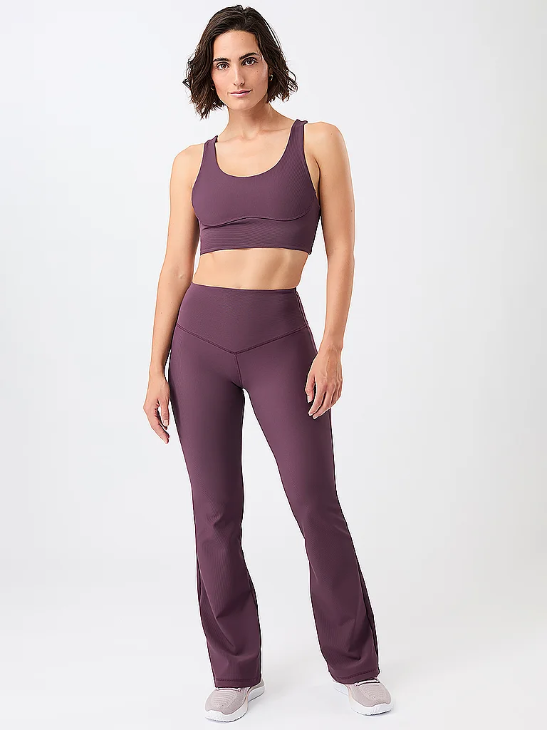 MANDALA Damen Sport-BH Racer dunkelrot | L — Bild 3