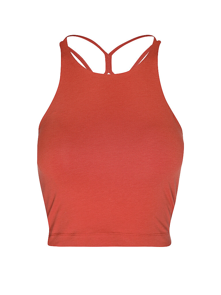 MANDALA Damen Yogatank Bra Cross koralle | S