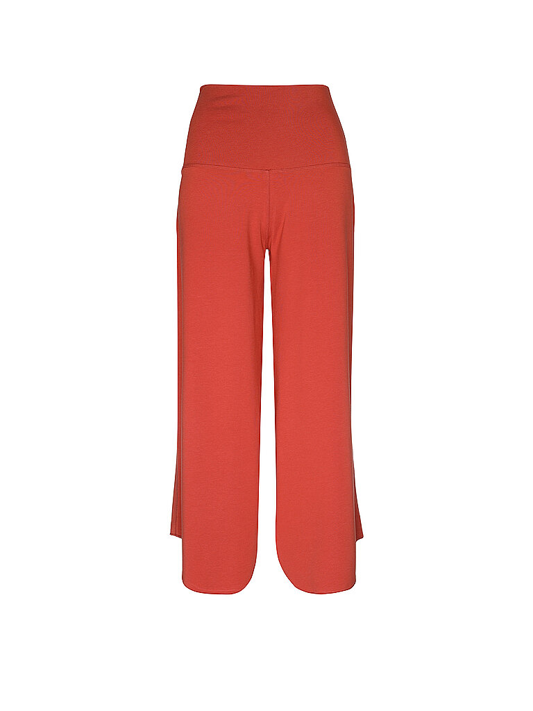 MANDALA Damen Yogahose Roll Over Tulip koralle | S