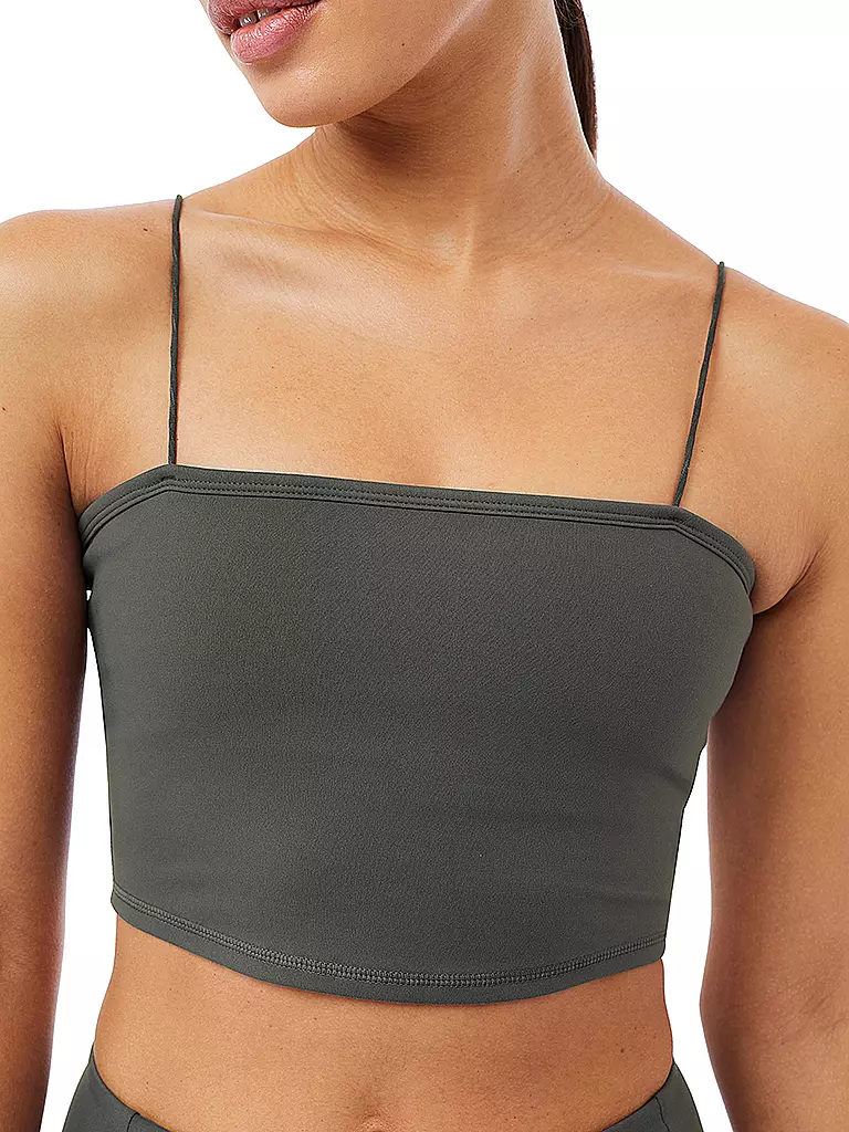 MANDALA | Damen Yoga Bandeau Top | olive