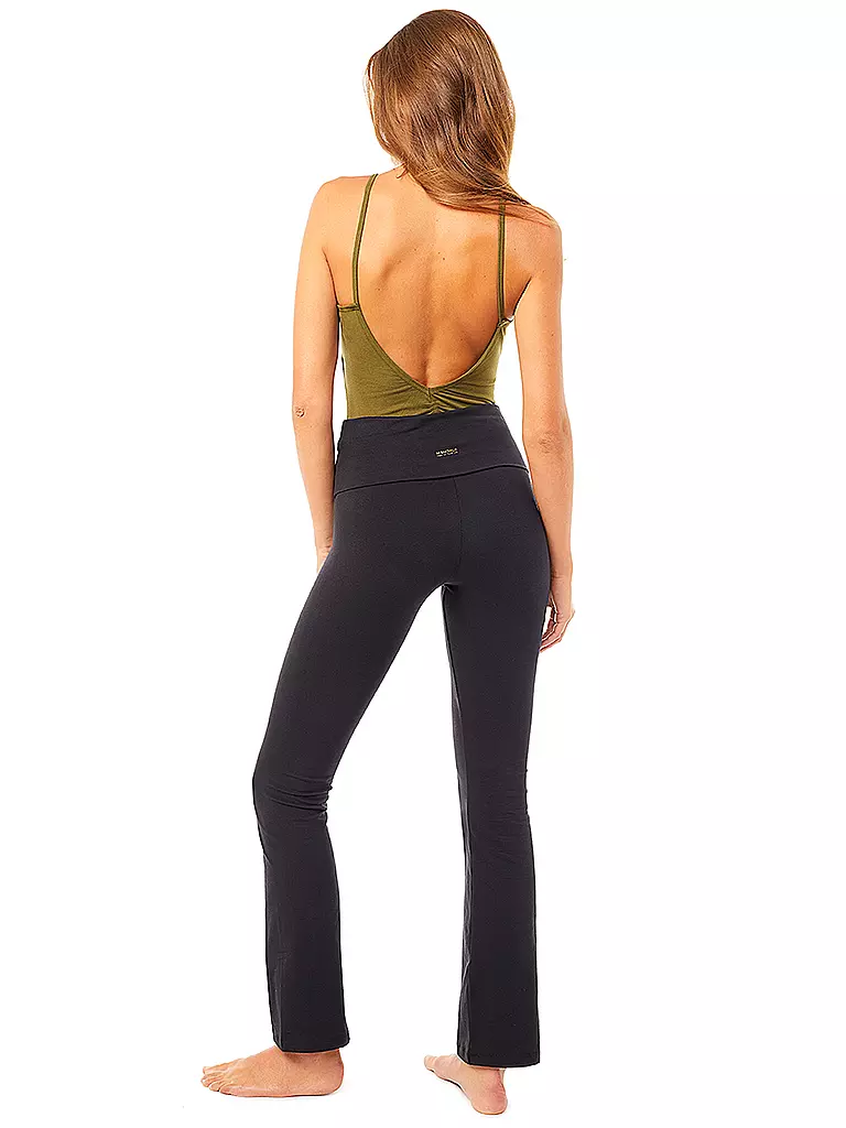 MANDALA | Damen Yoga Hose Classic Rolldown | beere