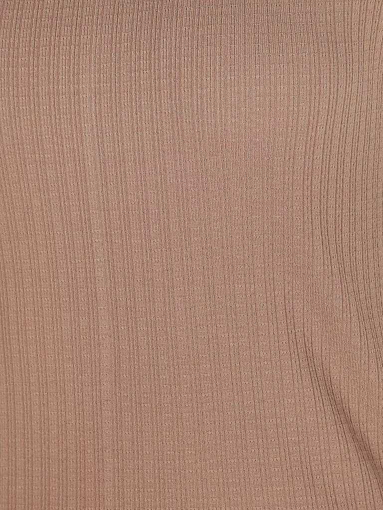 MANDALA | Damen Yoga Shirt Pique | braun