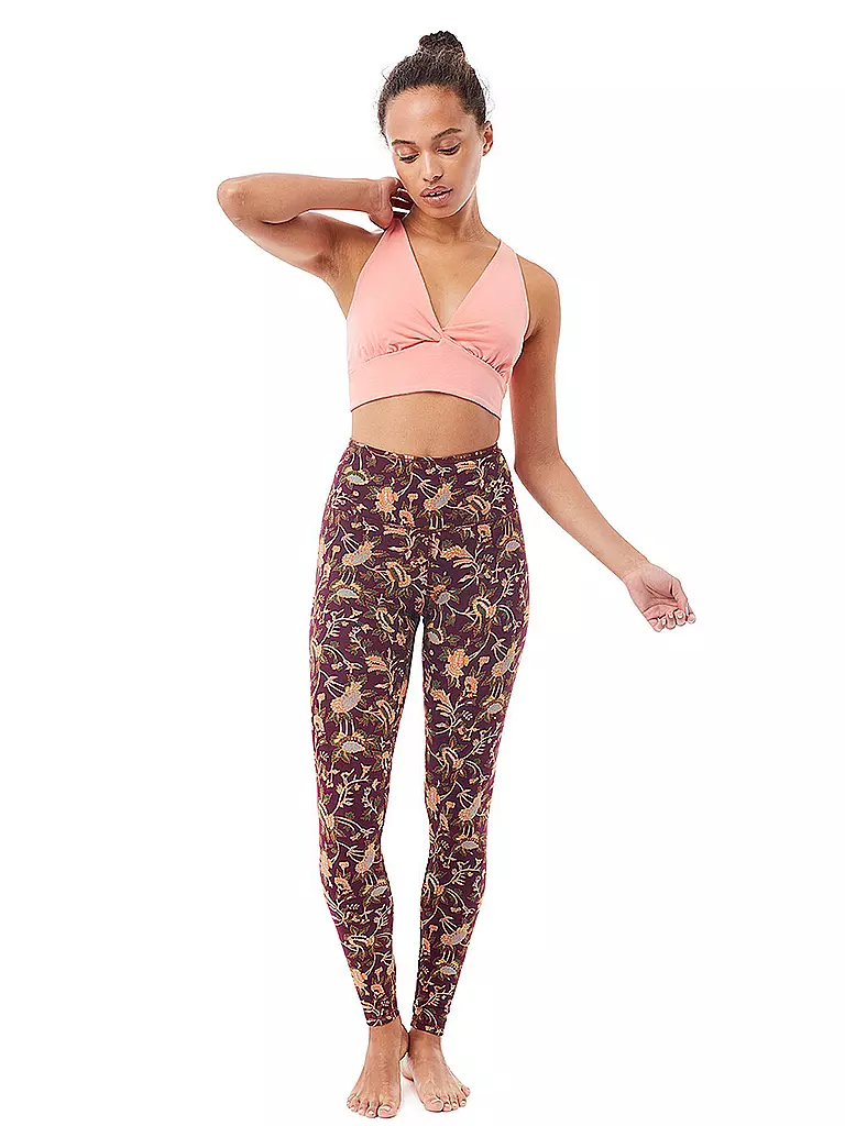 MANDALA | Damen Yoga Tight Printed | dunkelblau