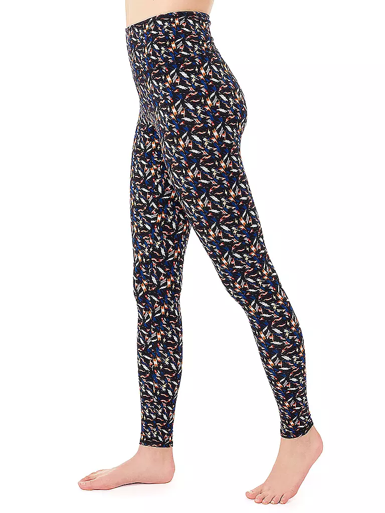 MANDALA | Damen Yoga Tight Printed | schwarz