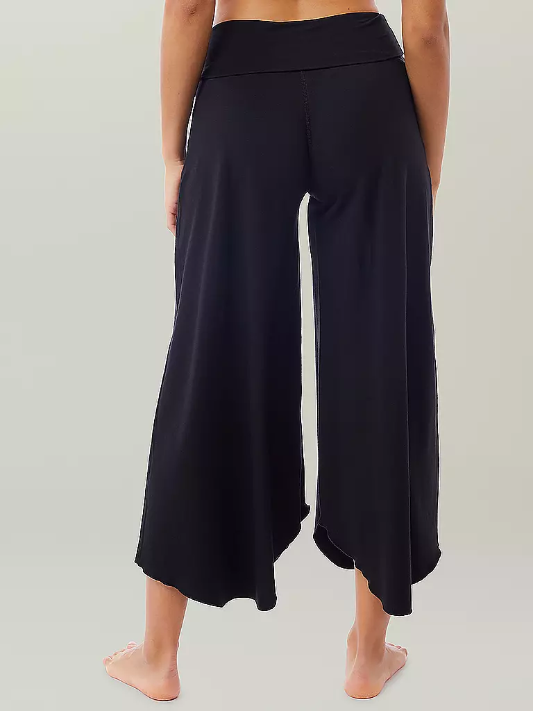 MANDALA | Damen Yogahose Roll Over Tulip | olive