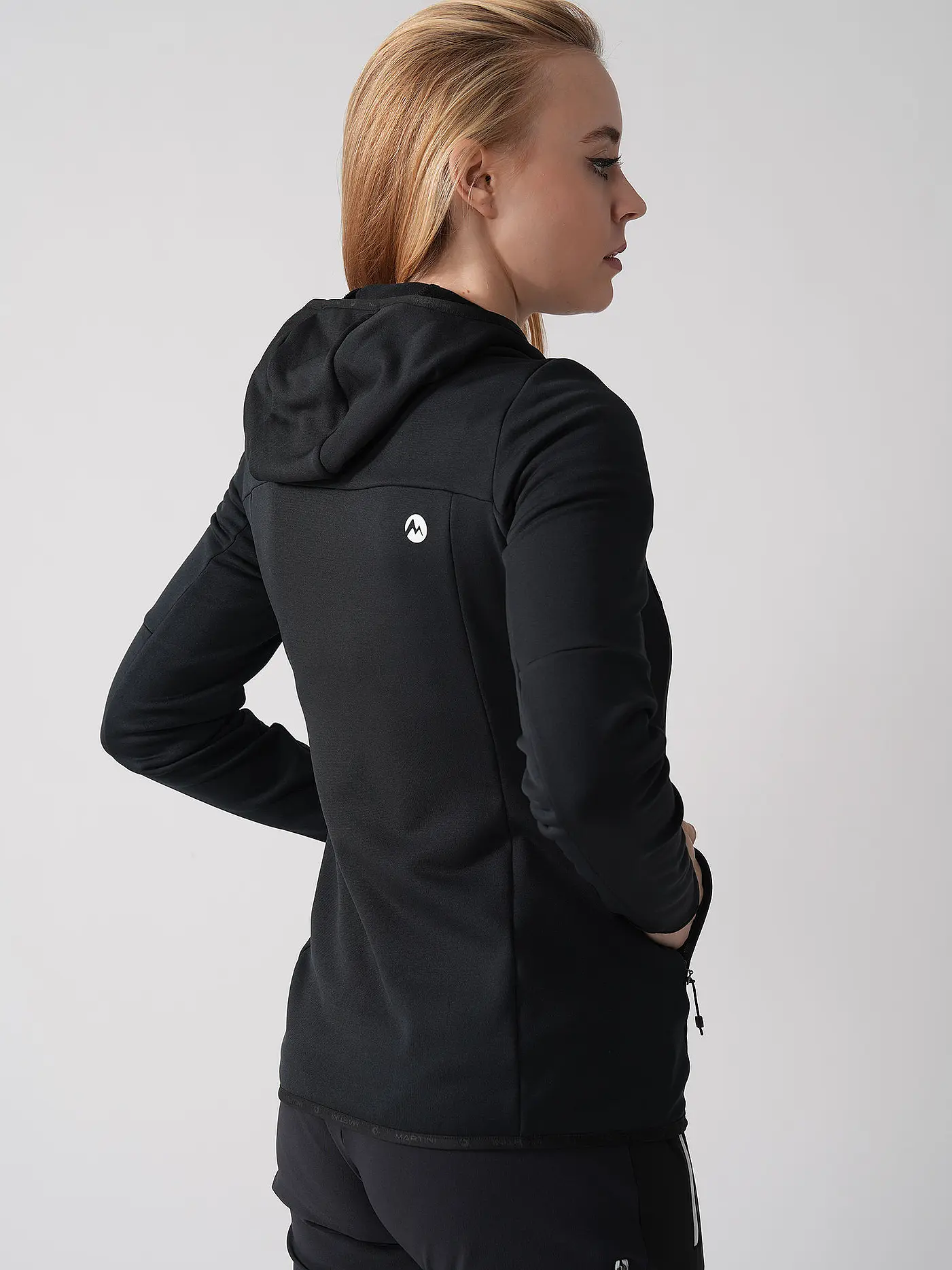 MARTINI | Damen Fleecejacke Recharge Hoodie | schwarz