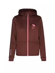 MARTINI | Damen Fleecejacke Sunrise Hoodie | dunkelrot
