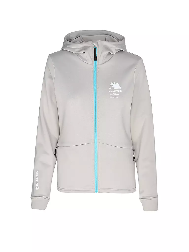 MARTINI | Damen Fleecejacke Sunrise Hoodie | grau