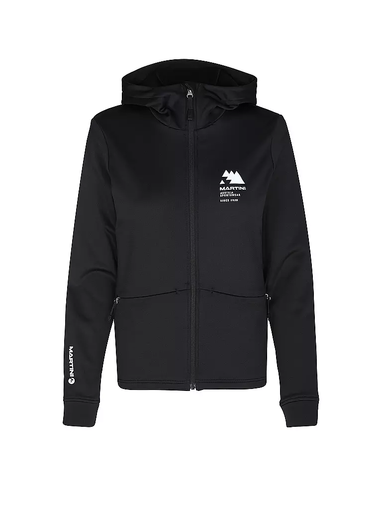 MARTINI | Damen Fleecejacke Sunrise Hoodie | schwarz