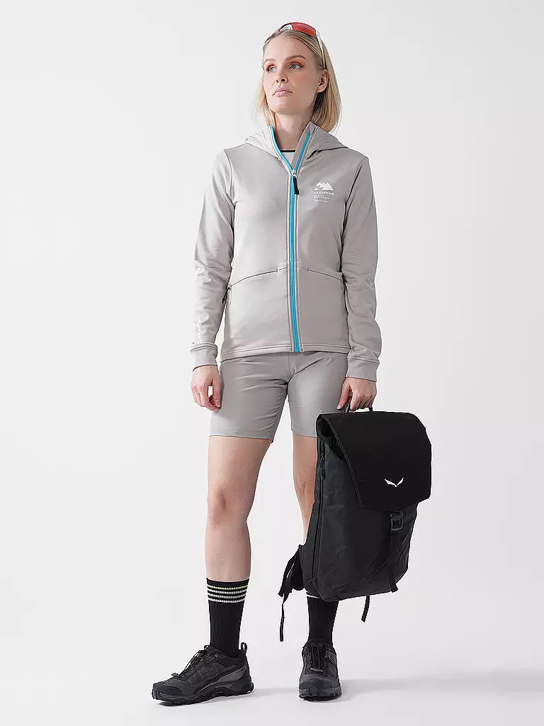 MARTINI | Damen Fleecejacke Sunrise Hoodie | grau