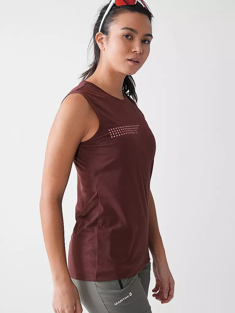 MARTINI | Damen Funktionstank Highventure | dunkelrot