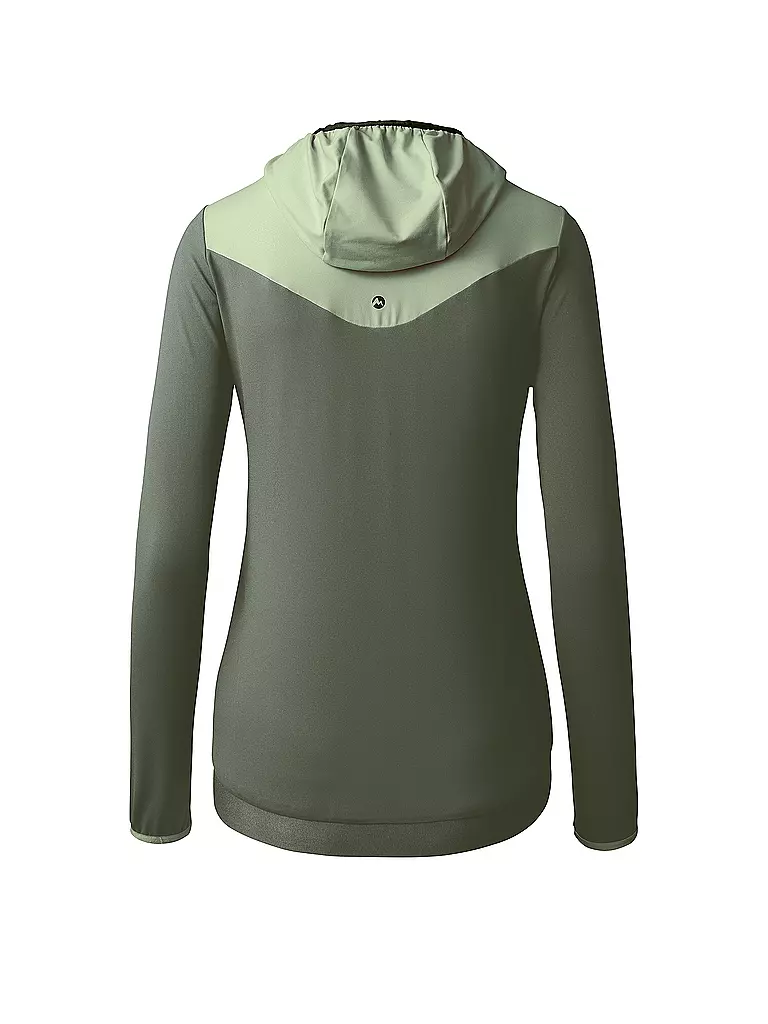 MARTINI | Damen Hybridjacke Alpmate Hoodie | dunkelgrün