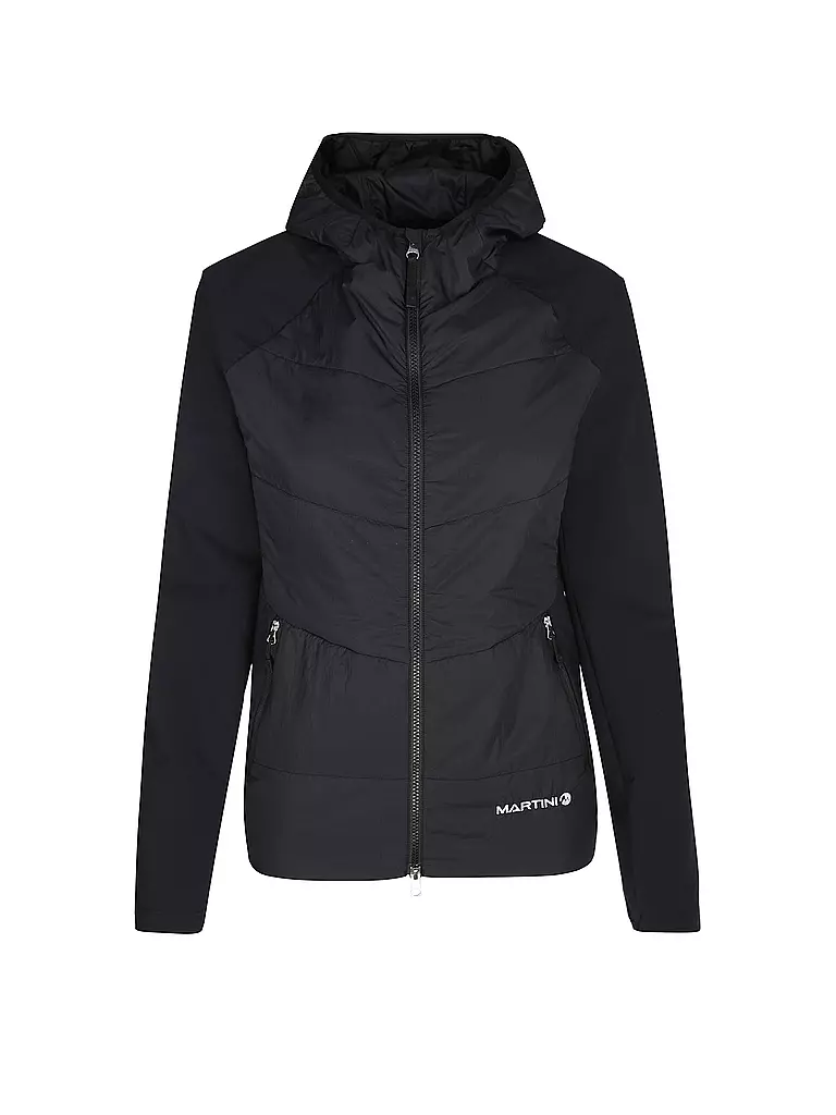 MARTINI | Damen Hybridjacke Highventure Hoodie | schwarz