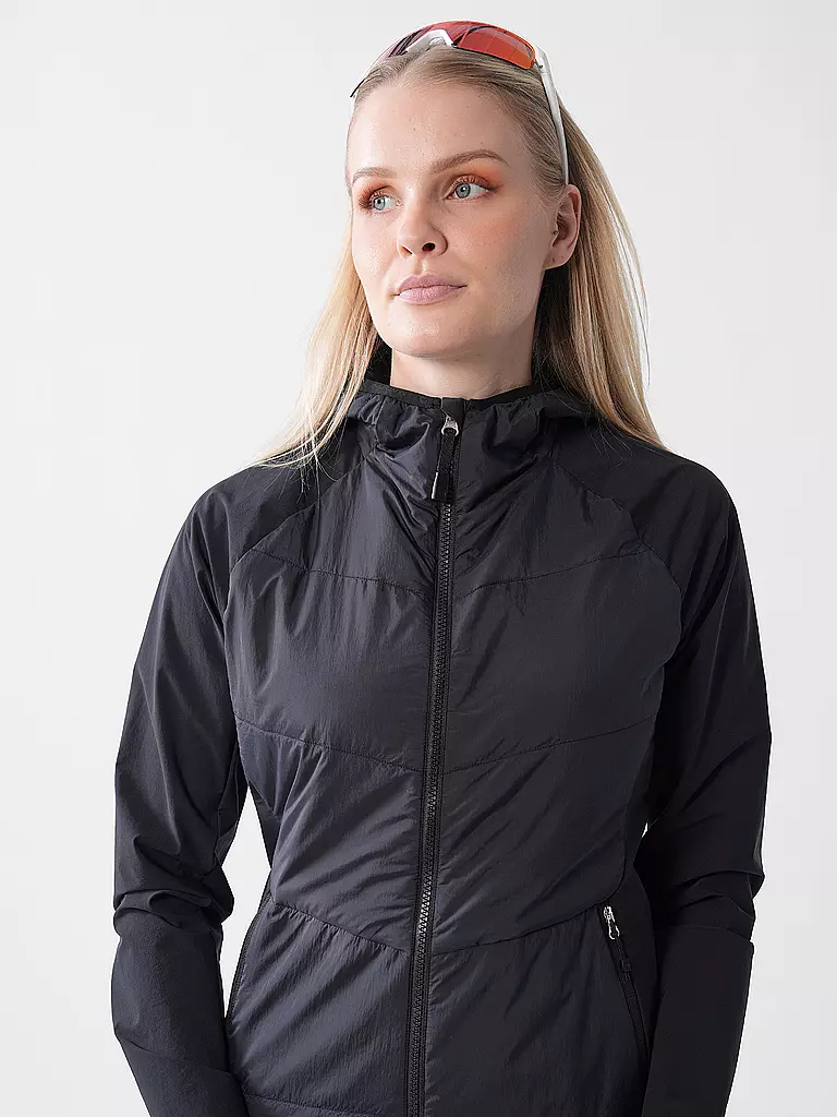 MARTINI | Damen Hybridjacke Highventure Hoodie | schwarz