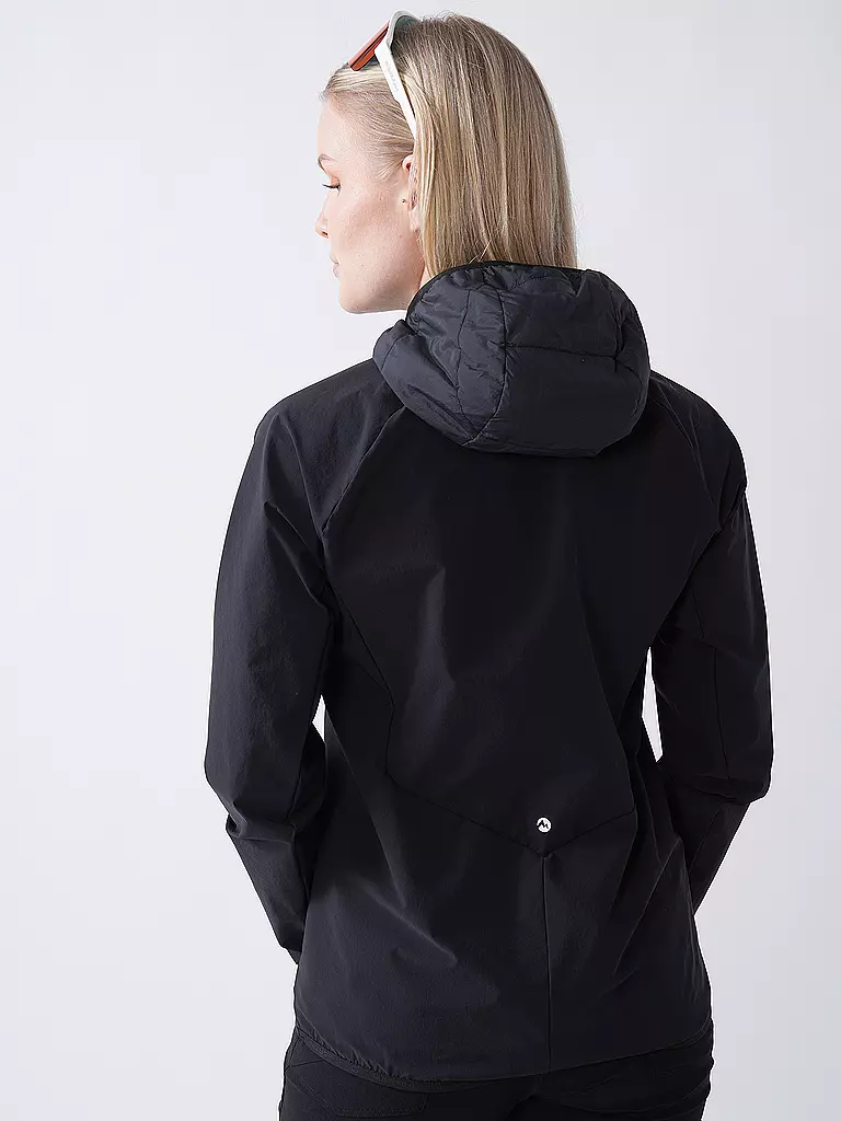 MARTINI | Damen Hybridjacke Highventure Hoodie | schwarz