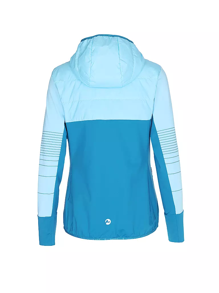 MARTINI | Damen Hybridjacke Mistral PL Hoodie | petrol