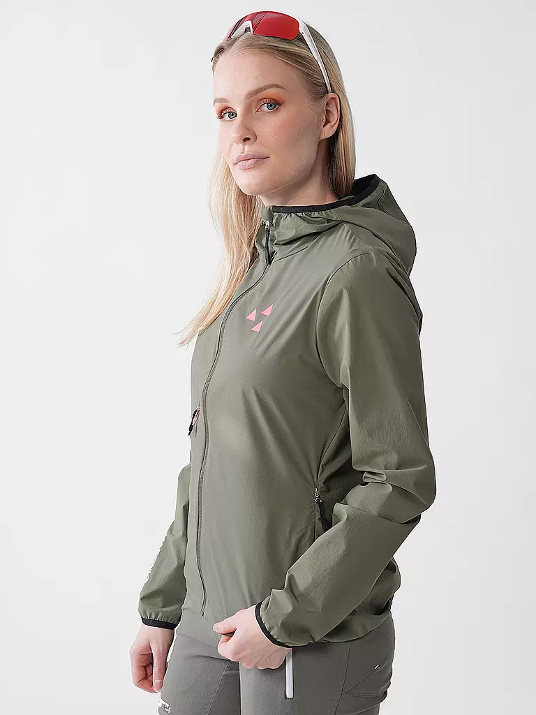 MARTINI | Damen Softshell Hybridjacke Trektech Hoodie | olive