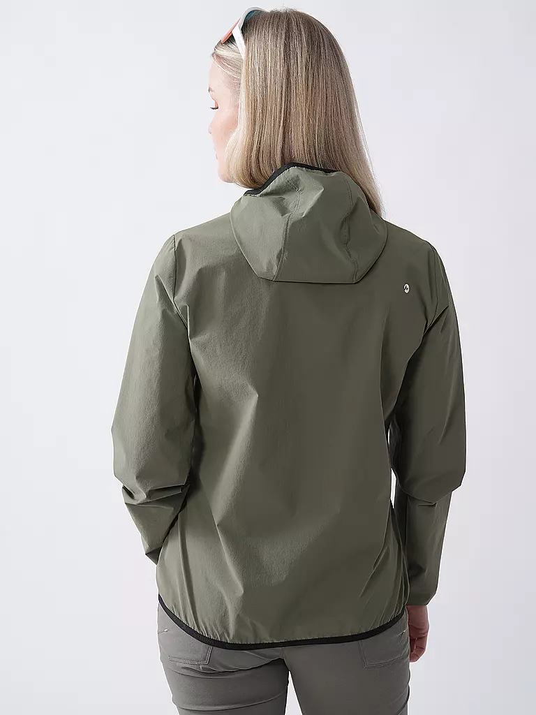 MARTINI | Damen Softshell Hybridjacke Trektech Hoodie | olive