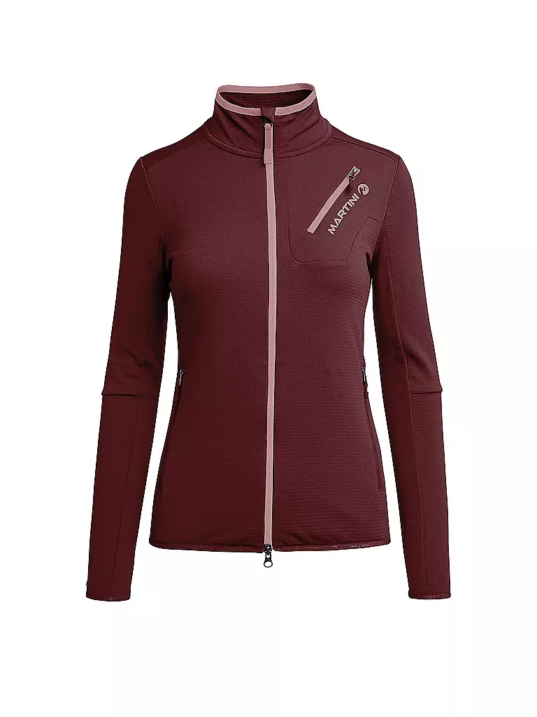 MARTINI | Damen Touren Fleecejacke Re.Act | dunkelrot