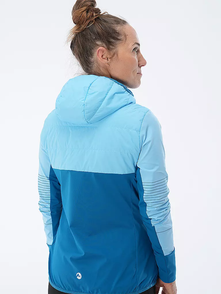 MARTINI | Damen Touren Hybridjacke Mistral PL Hoodie | petrol