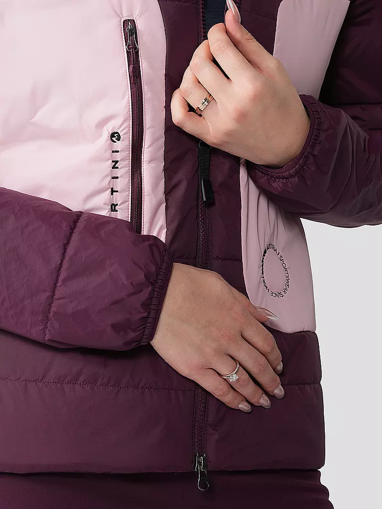 MARTINI | Damen Touren Isojacke Argon G-LOFT® Hoodie | beere