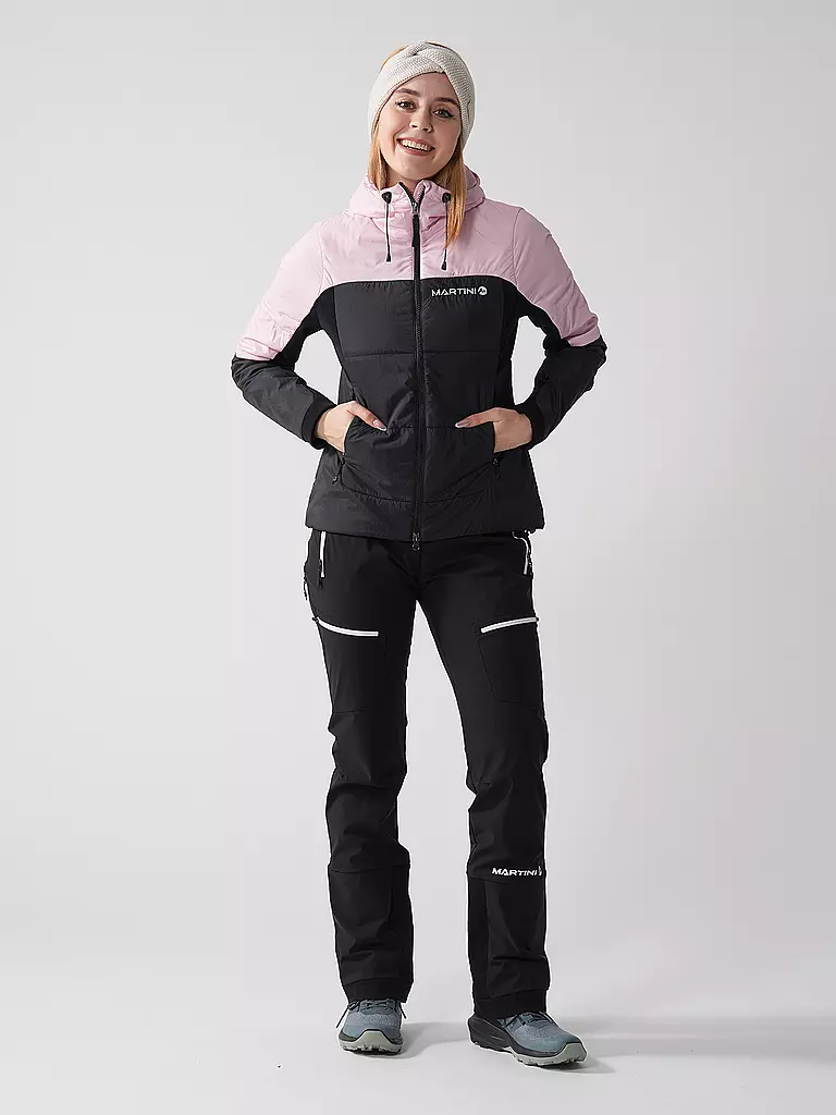 MARTINI | Damen Touren Isojacke Yalca PL Hoodie | rosa