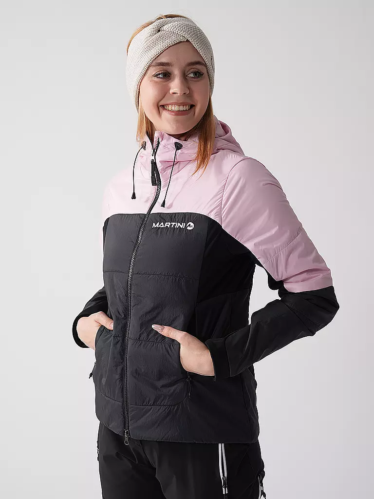 MARTINI | Damen Touren Isojacke Yalca PL Hoodie | rosa