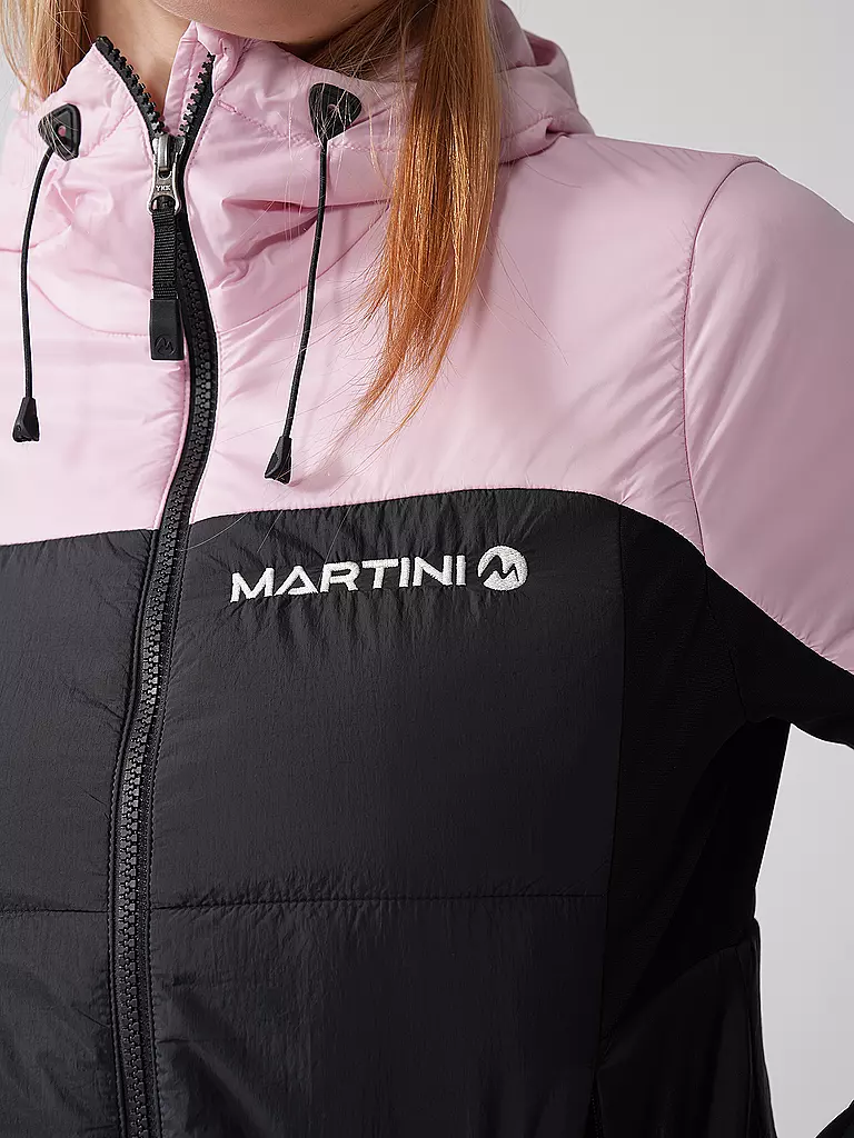 MARTINI | Damen Touren Isojacke Yalca PL Hoodie | rosa