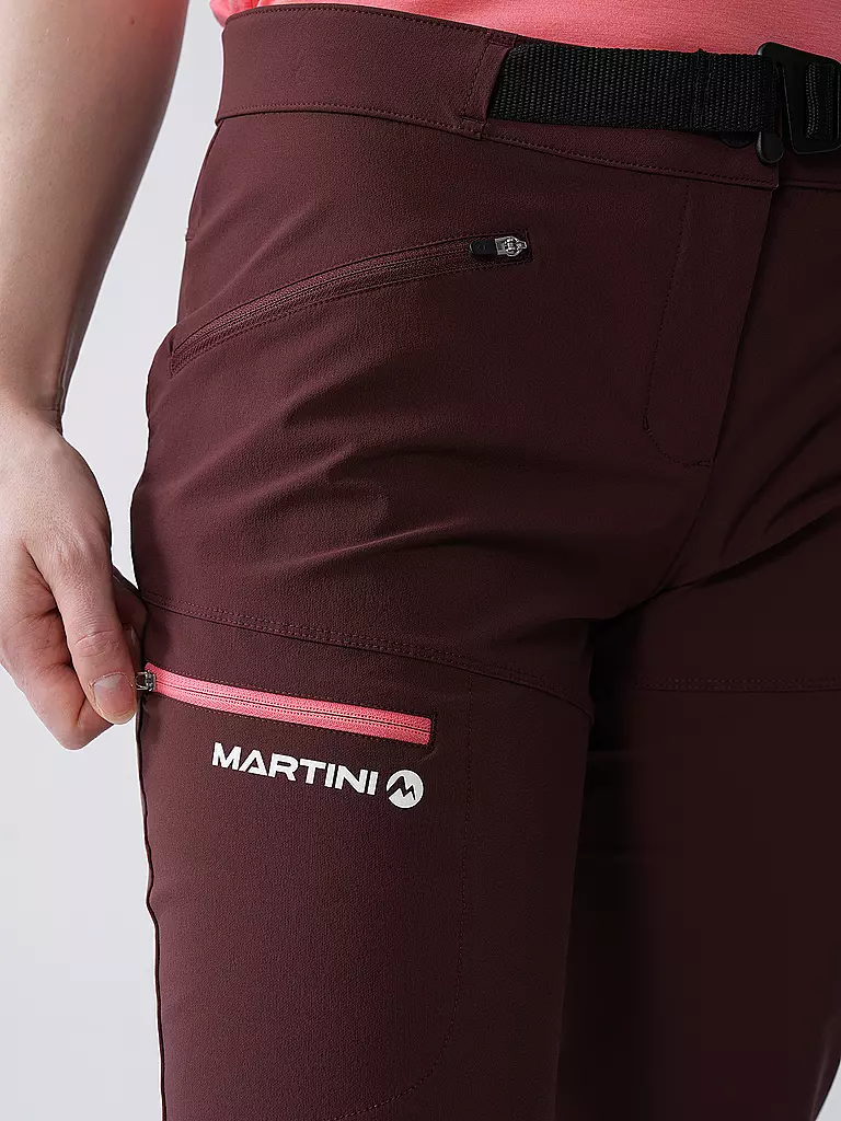 MARTINI | Damen Wanderhose Sunrise | dunkelrot