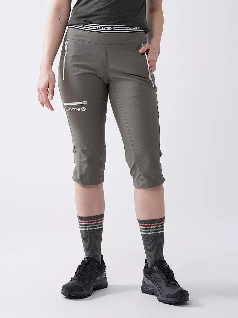 MARTINI | Damen Wandershort Via 3/4 | olive
