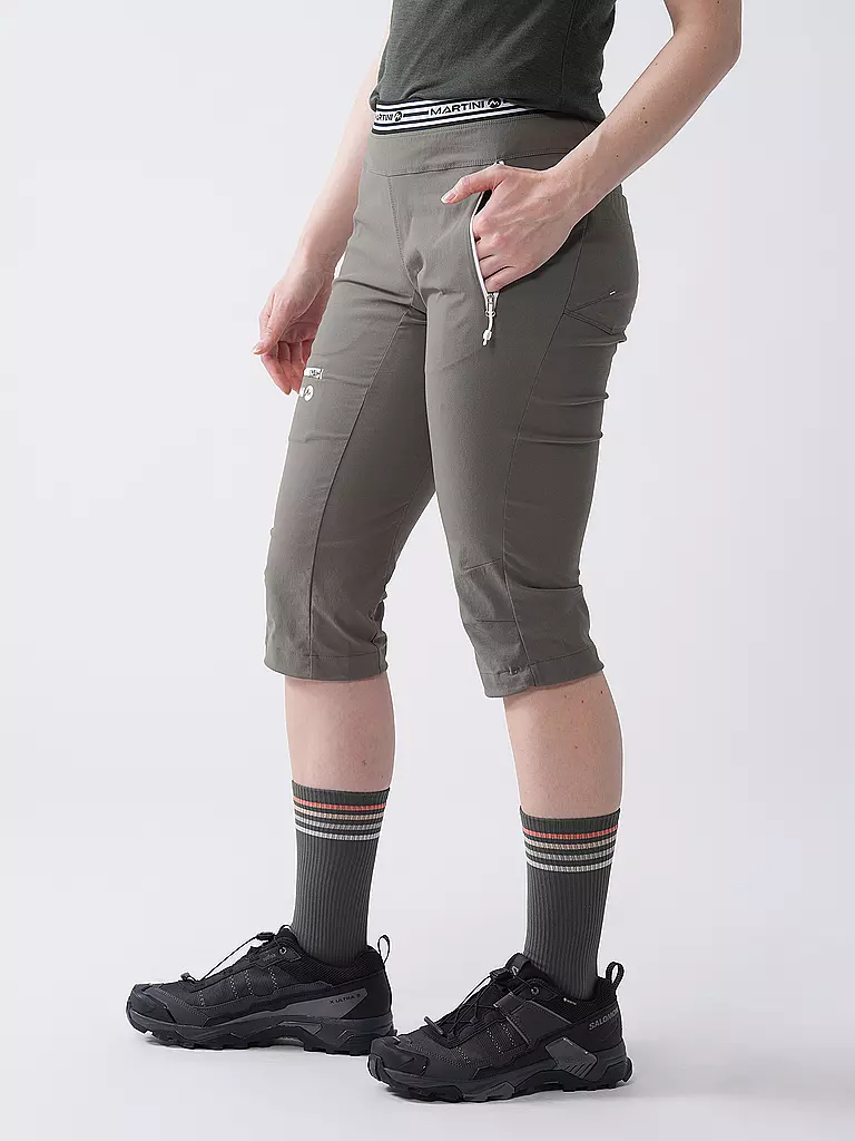 MARTINI | Damen Wandershort Via 3/4 | olive