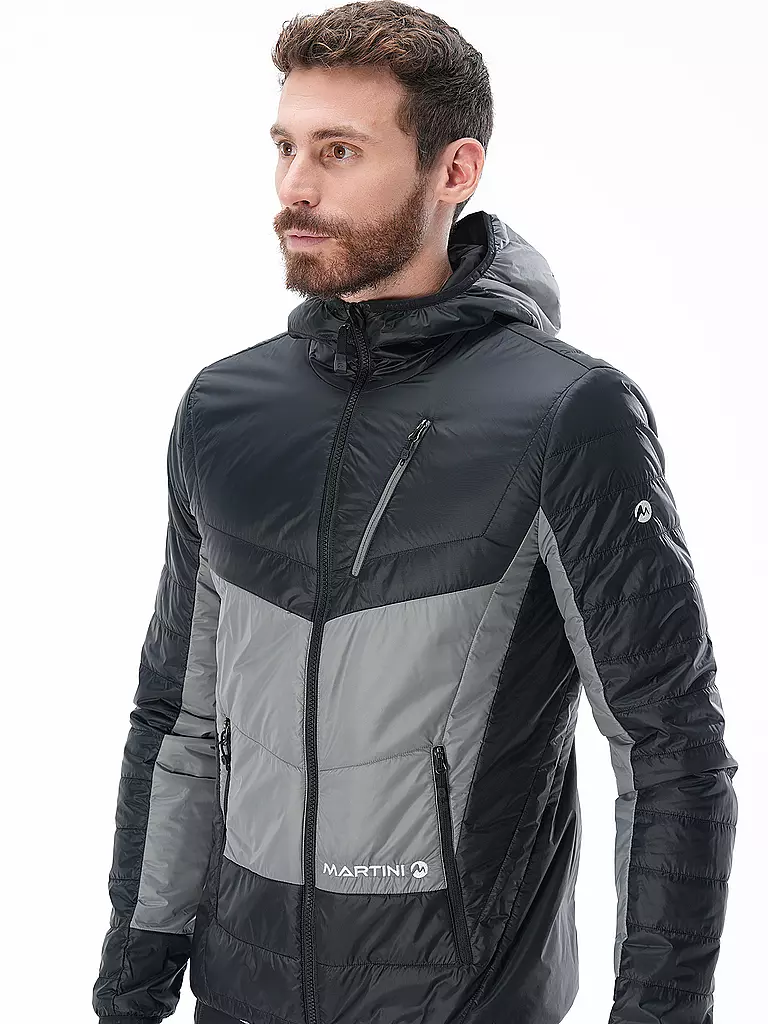 MARTINI | Herren Touren Isojacke Herox PL Hoodie | grau