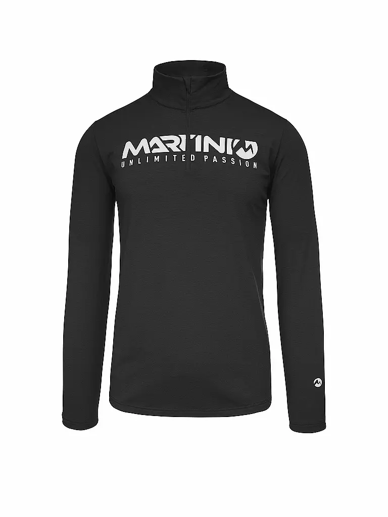 MARTINI | Herren Touren Zipshirt Andina | schwarz