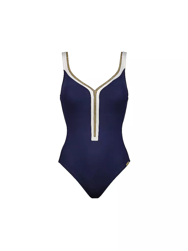 MARYAN MEHLHORN | Damen Badeanzug Heart Shape | blau
