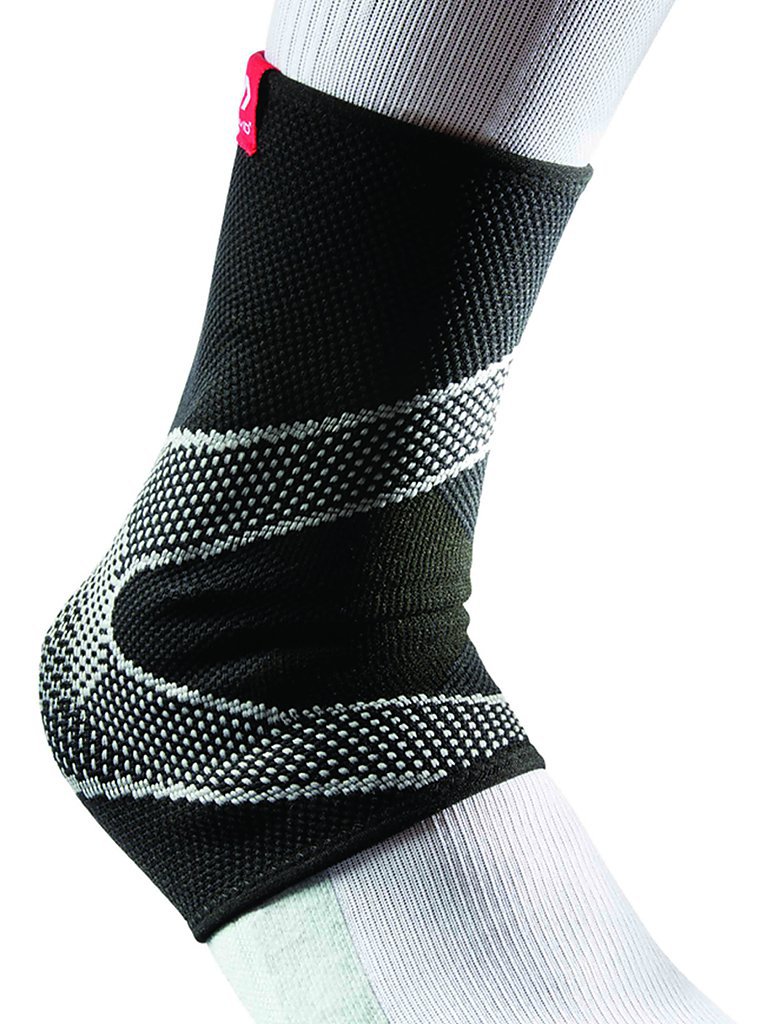 MC DAVID Fussgelenkbandage mit Gel-Streben schwarz | S