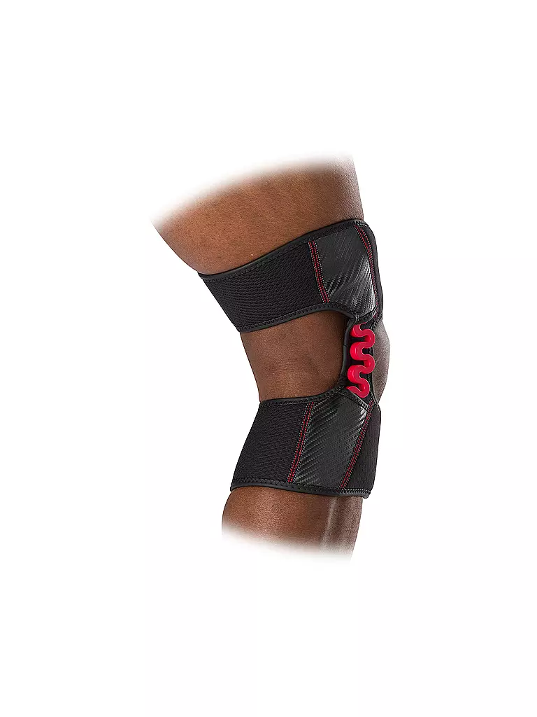MC DAVID | Kniebandage mit Federscharnier Easy-On | schwarz