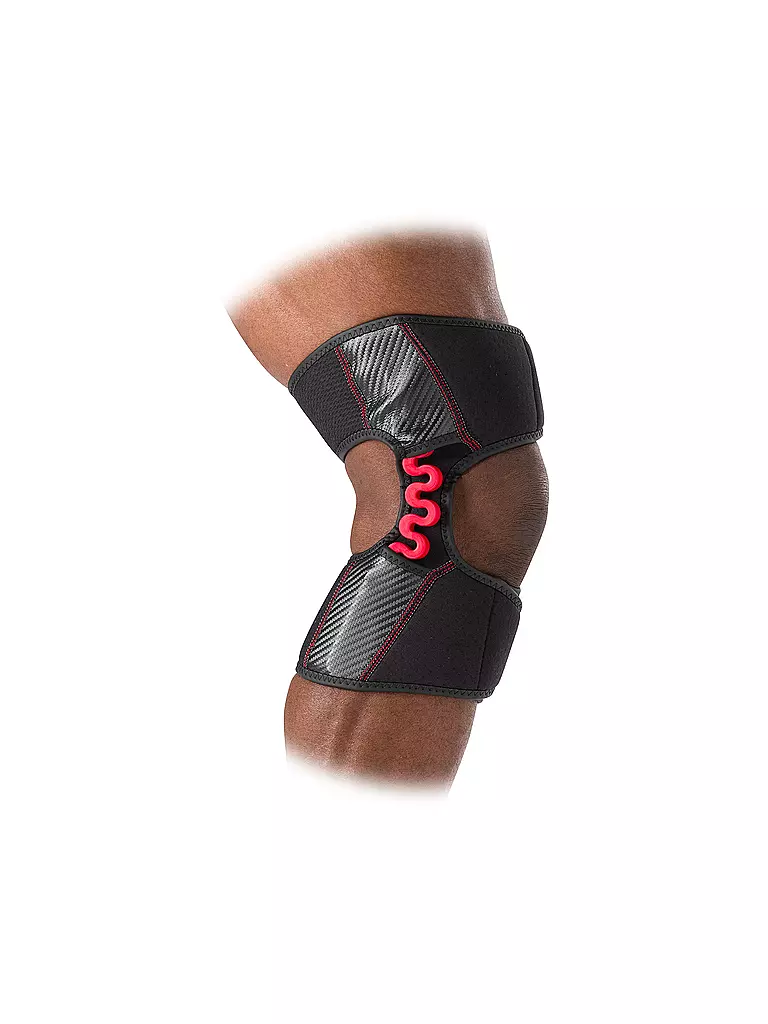 MC DAVID | Kniebandage mit Federscharnier Easy-On | schwarz