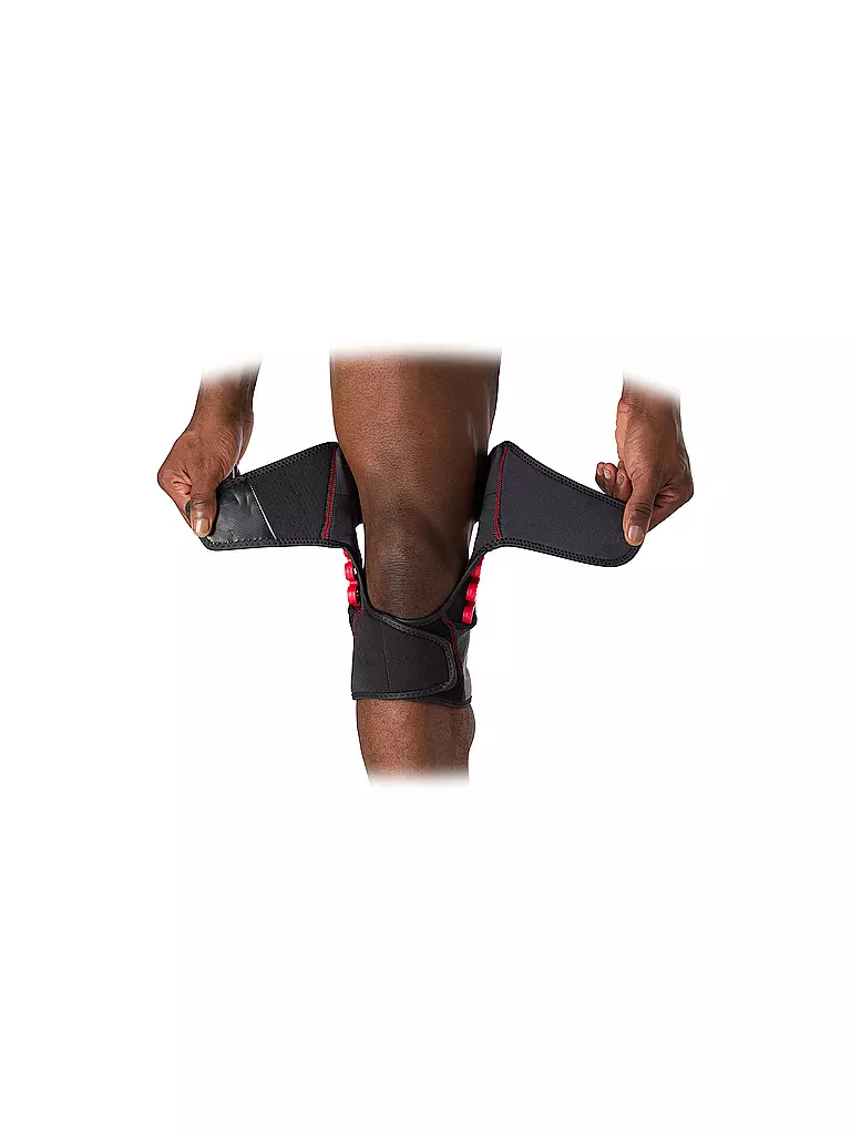 MC DAVID | Kniebandage mit Federscharnier Easy-On | schwarz