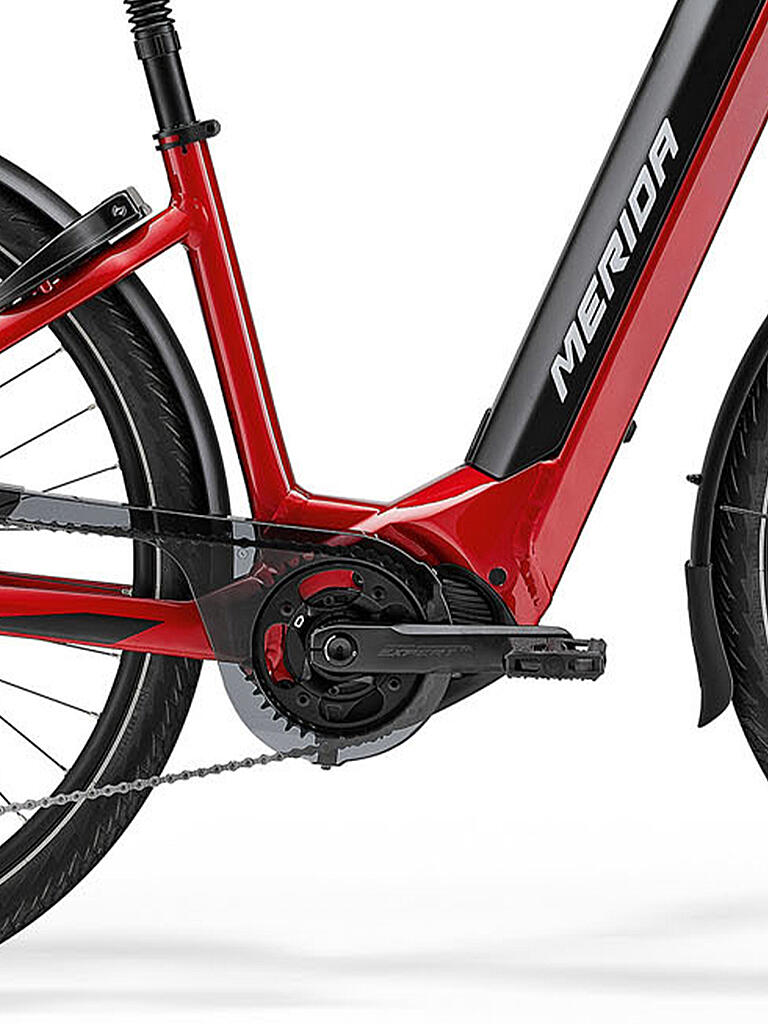 MERIDA | Damen E-Citybike 28" eSPRESSO CITY EP8-75 EDITION EQ 2022 | rot