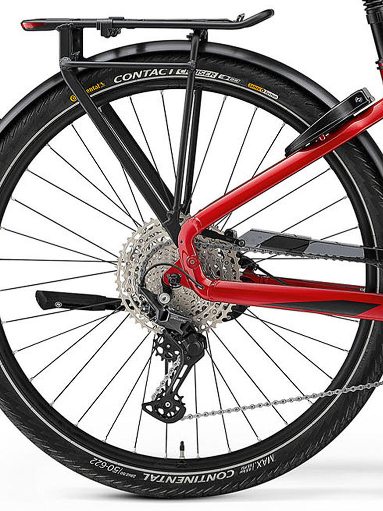 MERIDA | Damen E-Citybike 28" eSPRESSO CITY EP8-75 EDITION EQ 2022 | rot