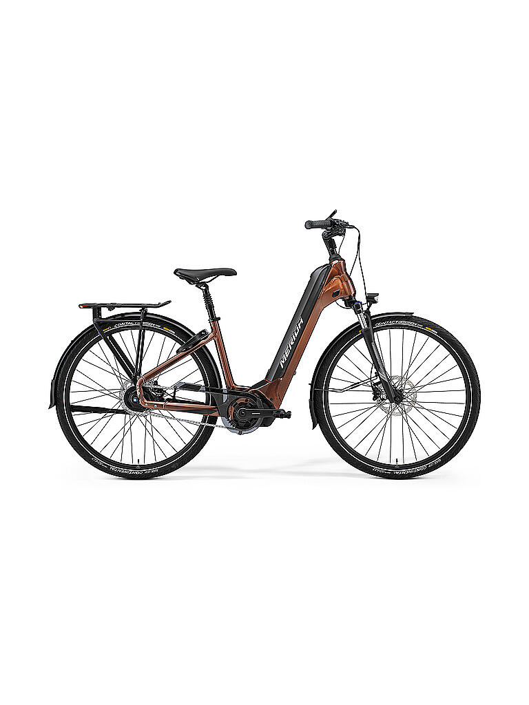 MERIDA | Damen E-Trekkingbike 28" eSPRESSO City 700 EQ 2021 (Tiefeinsteiger) | braun