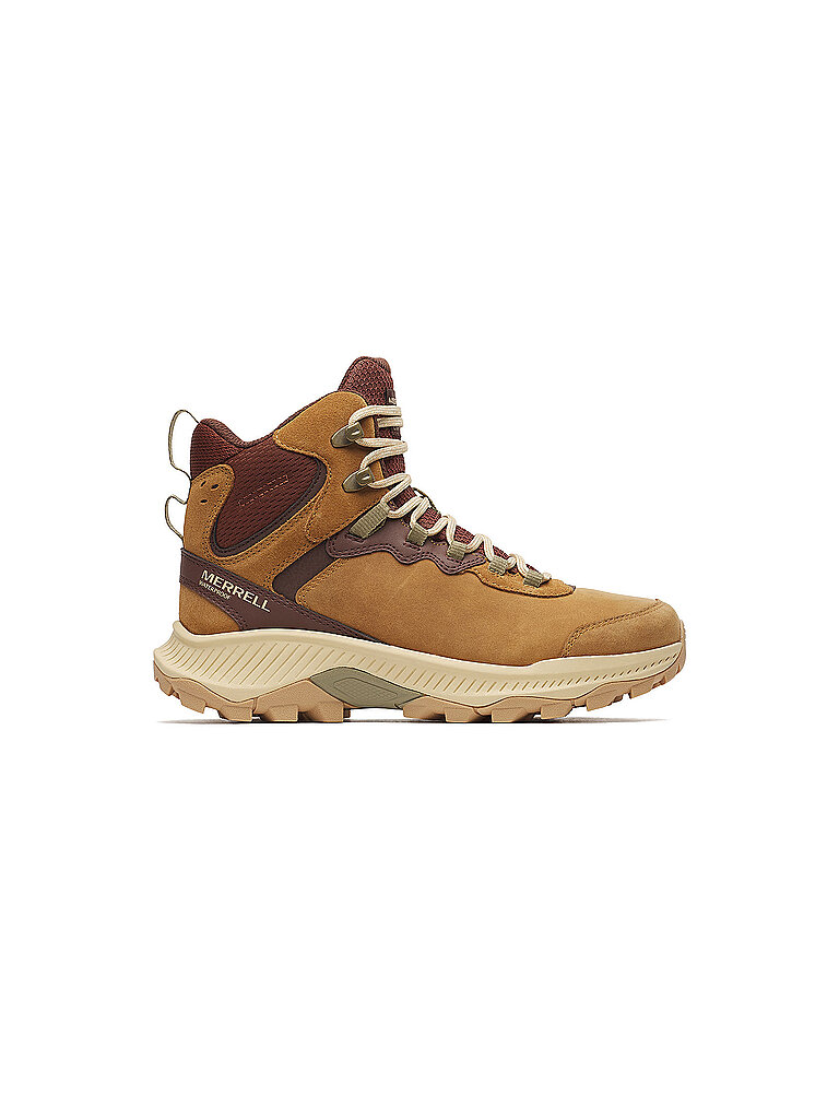 Merrell Damen Wanderschuhe Speed Strike 2 Leather Thermo Mid Waterproof Allround braun