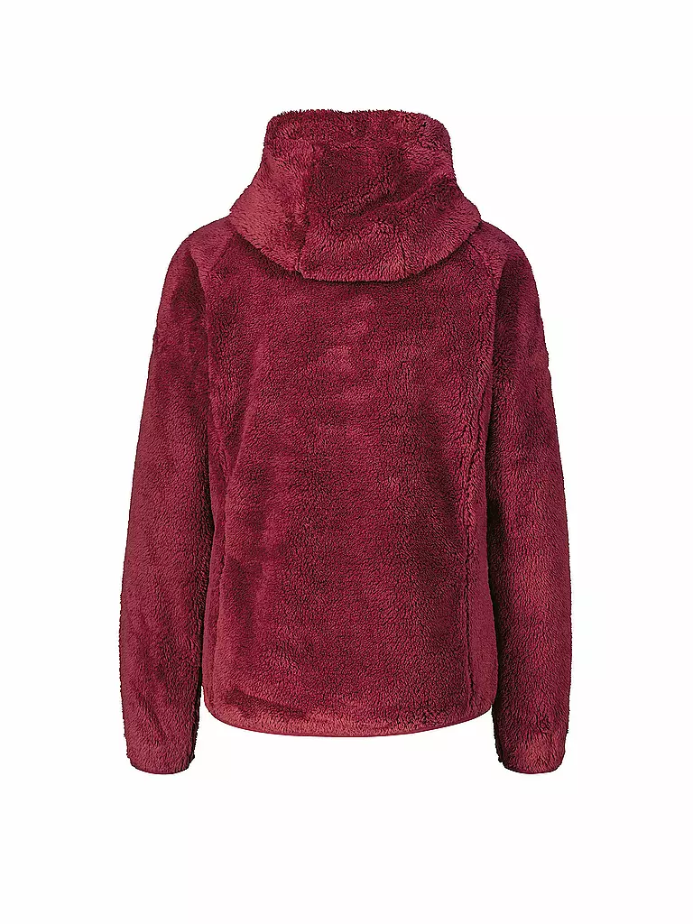 MERU |  Damen Fleecejacke Roxburgh Hoodie | beere