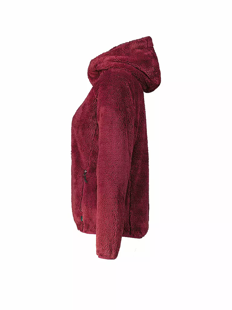 MERU |  Damen Fleecejacke Roxburgh Hoodie | beere