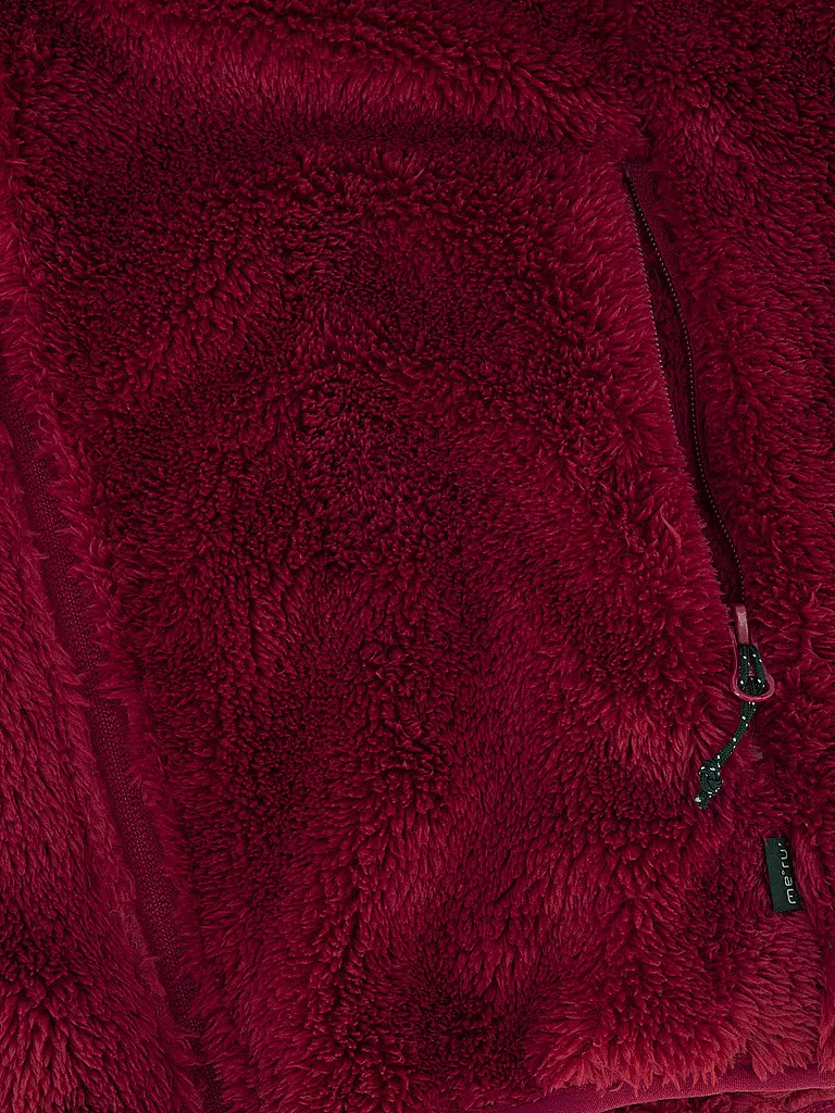 MERU |  Damen Fleecejacke Roxburgh Hoodie | beere