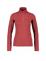 MERU |  Damen Funktions Zipshirt Levanger Zip  | dunkelrot