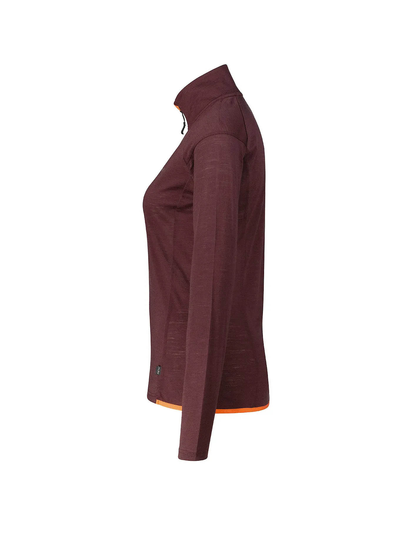 MERU |  Damen Funktions Zipshirt Vordingborg  | braun