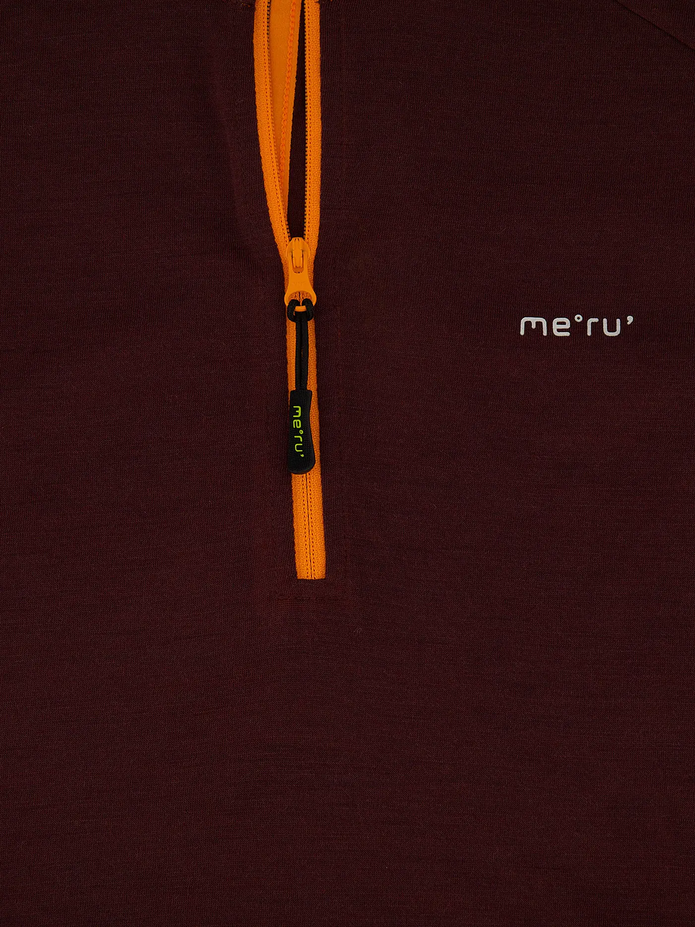 MERU |  Damen Funktions Zipshirt Vordingborg  | braun