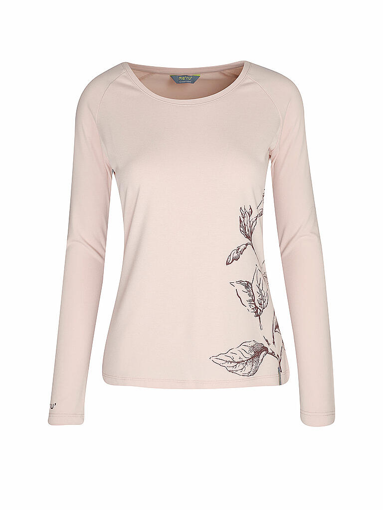 MERU |  Damen Langarmshirt Katrineholm  | rosa
