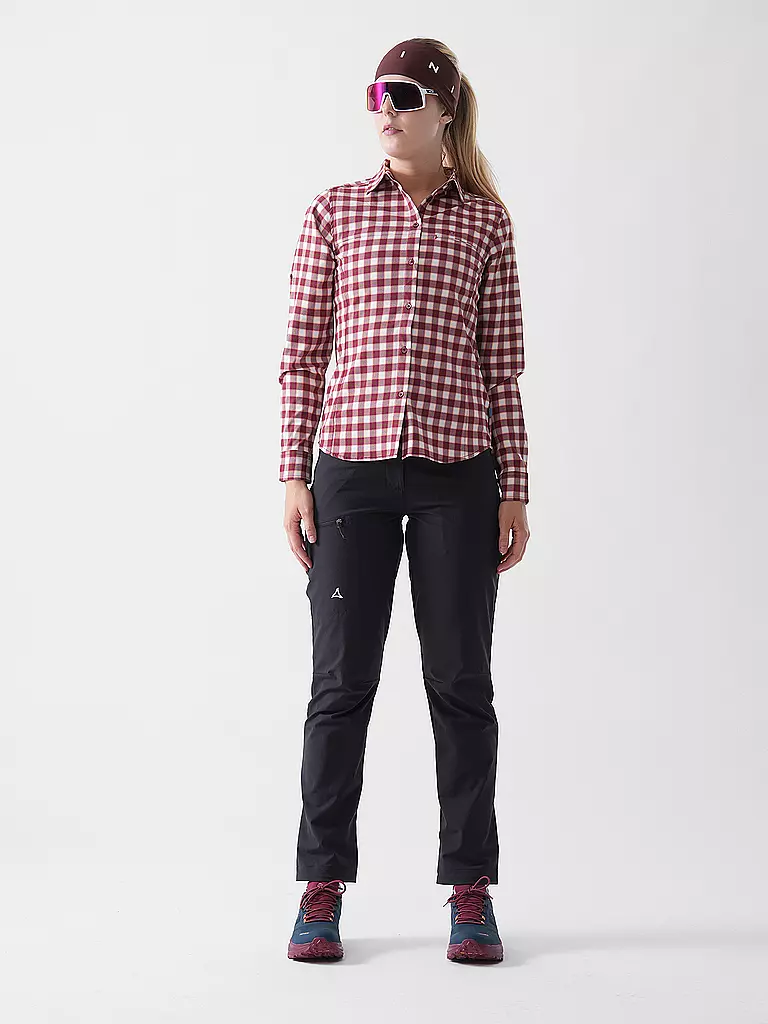 MERU |  Damen Outdoorbluse Sauda  | rot